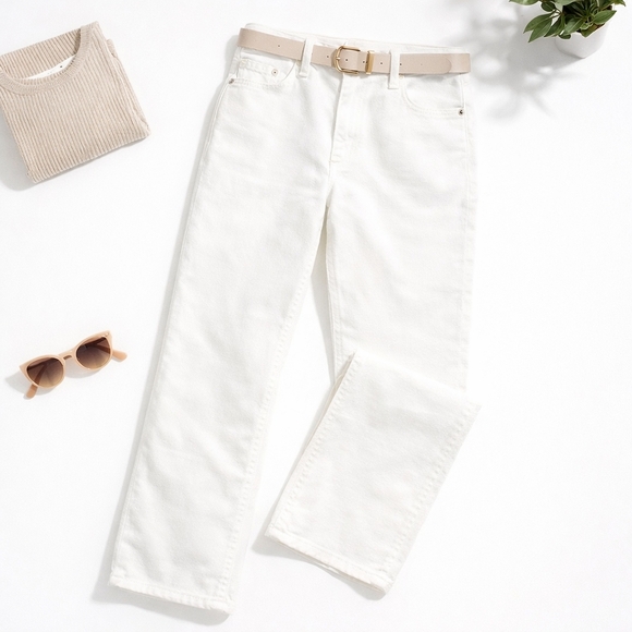 J. Jill Denim - J. JILL Women's Denim White Straight Leg Pants